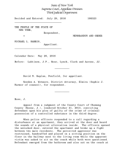 106323 People v Harris - New York State Unified Court System