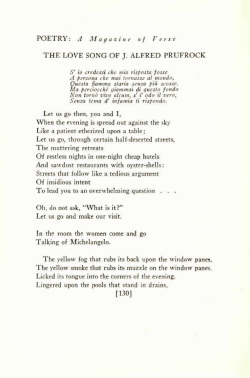 THE LOVE SONG OF J. ALFRED PRUFROCK [130]