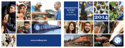 2014 Presidents Report - Carl Sandburg College