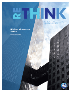 HP Client Infrastructure Services