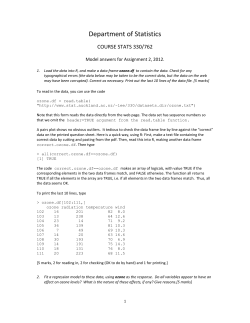 Answers - Department of Statistics