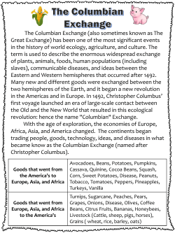 The Columbian Exchange