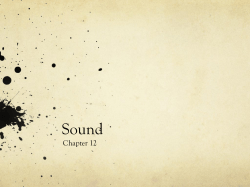 Sound Chapter 12