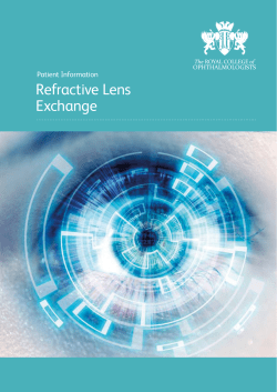 Refractive Lens Exchange