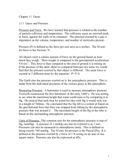 Chapter 11 Gases
