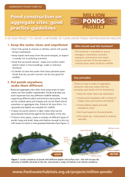 Factsheet A3 - Freshwater Habitats Trust
