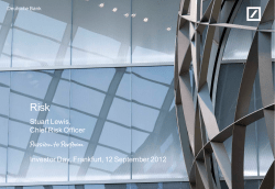 Presentation - Deutsche Bank