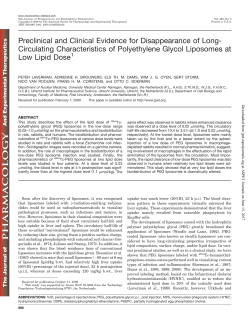 Preclinical and Clinical Evidence for Disappearance of Long