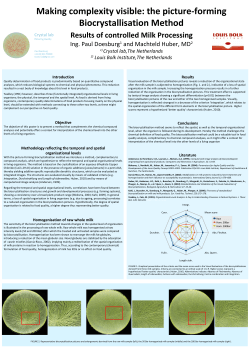 Making complexity visible: the picture-forming - Crystal-lab