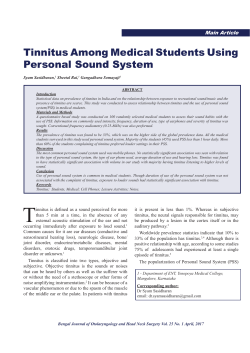 Print this article - Bengal Journal of Otolaryngology and Head Neck