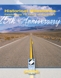 Historical Milestones - American Highway Users Alliance