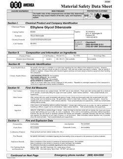 5315 Ethylene Glycol Dibenzoate (English) AAA TCI MSDS A2.0