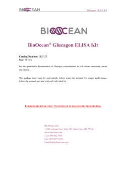 BioOcean Glucagon ELISA Kit