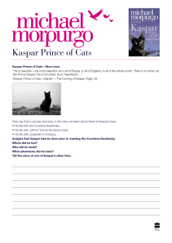 Kaspar Prince of Cats