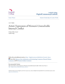 Artists` Expression of Women`s Unresolvable Internal Conflict