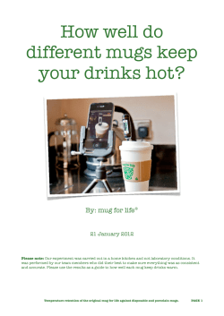How well do different mugs keep your drinks hot?