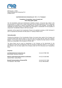 Find out more - reach4entertainment