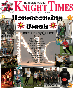 Homecoming Week - Norfolk Catholic School