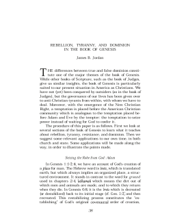 REBELLION, TYRANNY, AND DOMINION IN