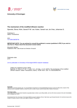 The mechanism of the modified Ullmann reaction