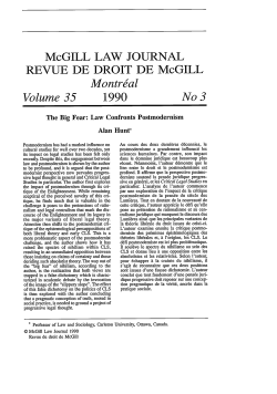 Big Fear: Law Confronts Postmodernism, The