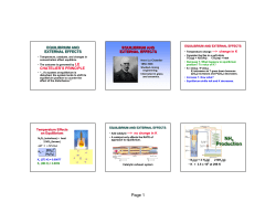 Ch 16 Le Chatelier