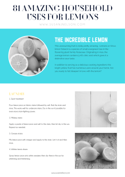 82 Amazing Household uses for lemons.compressed