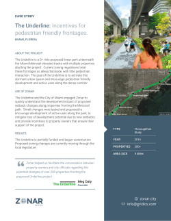 The Underline: Incentives for pedestrian friendly frontages.