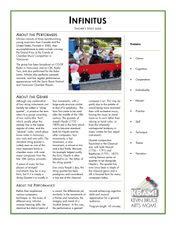 Study Guide - ArtStarts in Schools