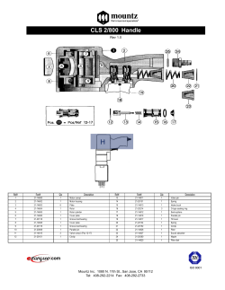 CLS 2/800 Handle - Mountz Torque Tools
