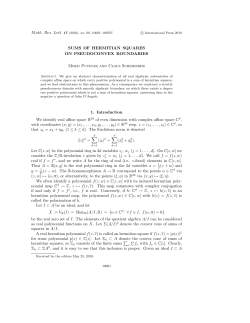 SUMS OF HERMITIAN SQUARES ON PSEUDOCONVEX