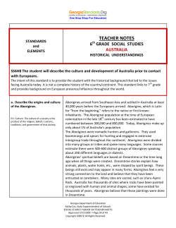 Australia`s History Teacher Notes
