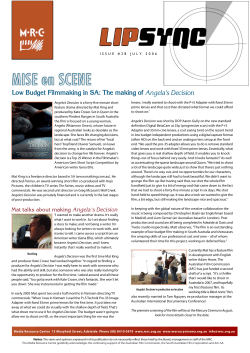 Low Budget Filmmaking in SA