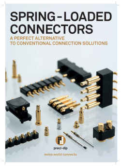 SPRING - LOADED CONNECTORS