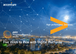 Five Ways to Win with Digital Platforms