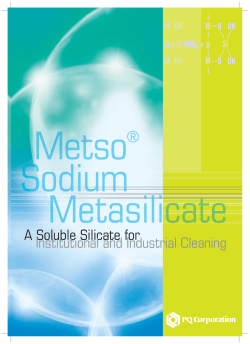 Metso Sodium Metasilicate