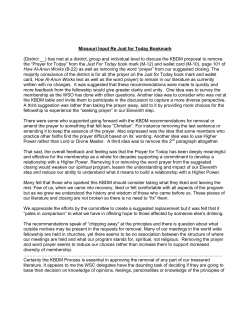 Missouri Input Re Just for Today Bookmark - Missouri Al-Anon