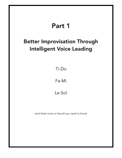 Jazz Improv Method