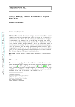 Area (or Entropy) Product Formula for a Regular Black Hole