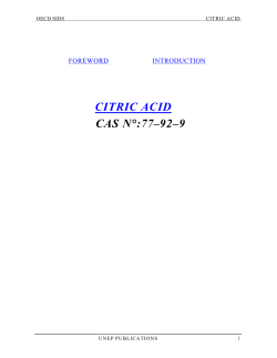 citric acid cas n&deg;:77&ndash;92&ndash;9