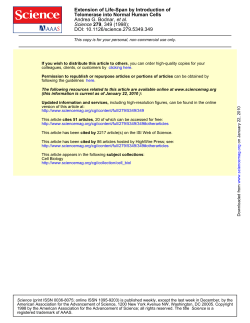 Extension of Life-Span by Introduction of