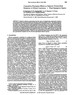 Composition Fluctuation Effects on Dielectric Normal