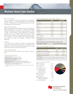 Multiple Asset Class Basket - April 2017