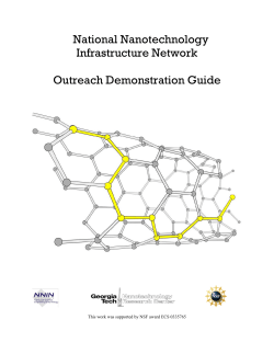 Guide to Nanotechnology Demonstrations