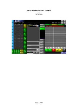 Jazler RadioStar 2 Basic Operation