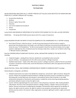 Test Study Guide Unit 8 Part 2