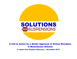 Solutions Not Suspensions