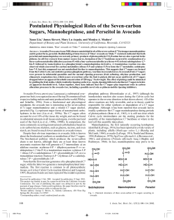 Postulated Physiological Roles of the Seven