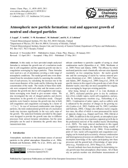 Atmospheric new particle formation: real and apparent growth of