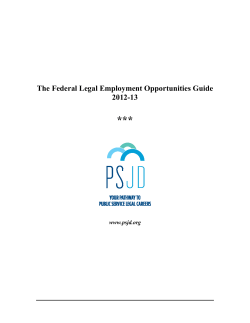 2009-2010 Federal Legal Employment